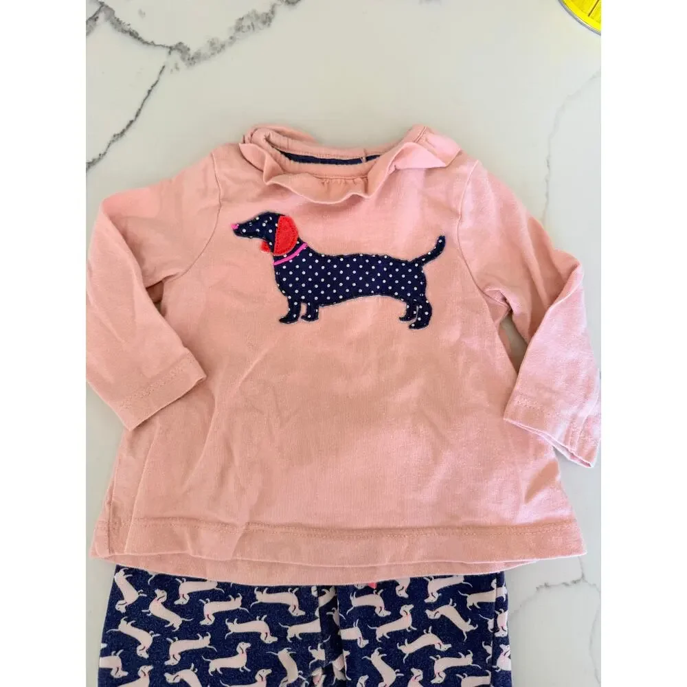 Baby Boden Mini Boden Dog Top & Leggings Set